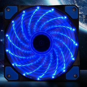 Ventilador LED de 12 cm para caja de PC con 15 luces y efecto de brillo fluido - Product Image 2