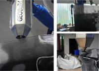 Robot d'impression 3D haute vitesse pour la construction CNGBS GEO RC1-3100 Imprimante architecturale multi-scénarios pour béton et polymères