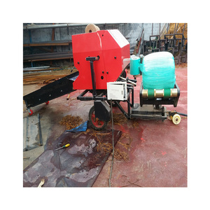 High Performance Straw Baler Fully Automatic <b>Green</b> Storage Straw Bundling and Film Wrapper Machine - Product Image 5