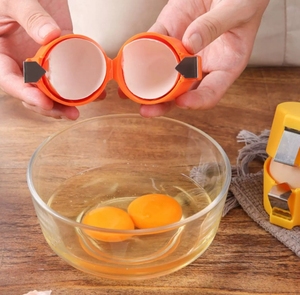 Produit Phare Pas Cher Ouvre-Œufs Manuel Simple en Plastique, Éplucheur Séparateur de Coquilles pour Ustensiles de <span class=keywords><strong>Cuisine</strong></span> - Product Image 4