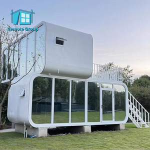 40ft <strong>Luxury</strong> Apple Cabin Villa Prefab Modular Cabin For Hotel Resort Glamping Airbnb Projects - Product Image 2