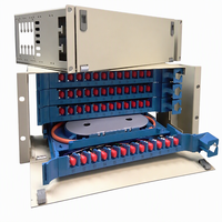 Panel Patch Rack Mount ODF untuk Distribusi Serat Optik 24/48/72-Core untuk Penggunaan Terminal Serat Optik