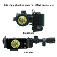 Support de caméra latérale pour lunette de visée, enregistre la vue sans obstruction du viseur, compatible avec les tubes de lunette de 25,4 mm, 30 mm, 35 mm, universel pour téléphones et appareils photo