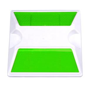 Reflector Prismático Blanco de Alta Intensidad para Carreteras, 100x100mm, Lente PMMA, Señalización de Tráfico Urbano, Estacionamiento, Luz de Advertencia, 300m - Product Image 3