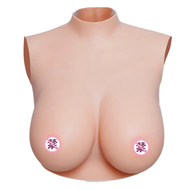 Realistic Cosplay fake breasts Silicone filled Transgender huge fake boobs For Shemale Transgender Breast Forms