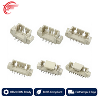 Connecteur SMD vertical à espacement 1,25 mm, type WAFER, 2P-18P, pour bornier de câblage d'appareils électroménagers sur PCB, contacts en cuivre, 250V