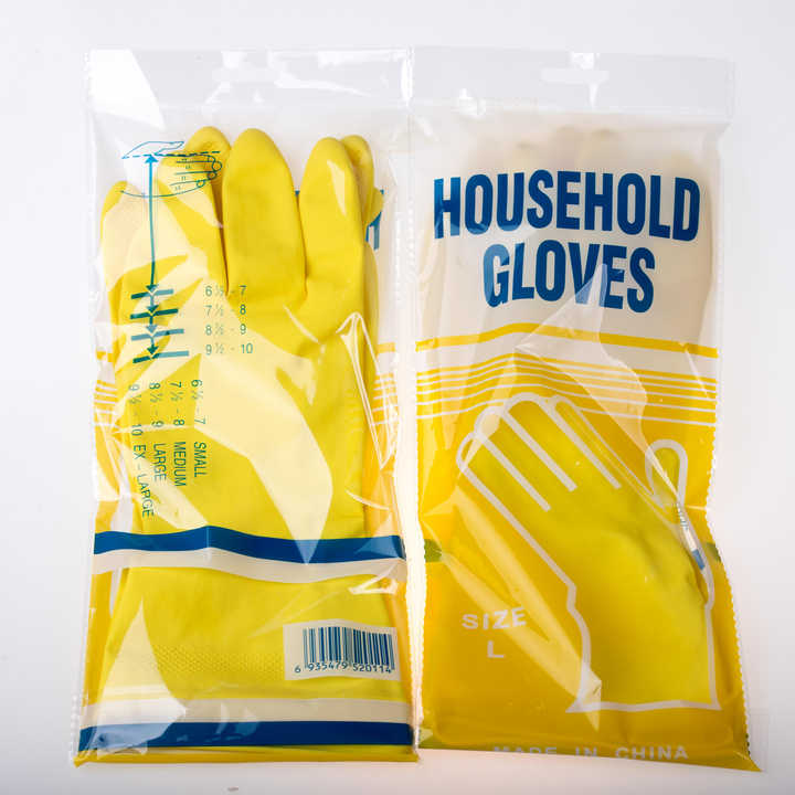 Guantes De Limpieza Reutilizables VGO - Largos, Con Forro, Antideslizantes, Resistentes Al Frío Y Calor, 1 Par