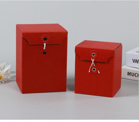 Caja de embalaje de cartón corrugado UV personalizable al por mayor, Forma cuadrada para regalos de té, tazas, ropa interior, calcetines, papel de aluminio