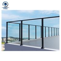 Système de garde-corps de balcon et d'escalier en acier galvanisé PRIMA, finition résistante à la rouille, installation facile pour hôtel