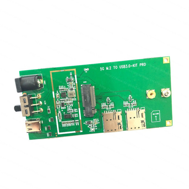 5G M.2 to USB 3.0 Kit pro with double nano sim card slot 5G module adapter board NGFF to Type-C for RM500Q-GL module