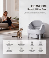 Poubelle intelligente 9L à commande par application, ultra-silencieuse 43 dB, capteurs de sécurité anti-pincement, espace interne 30L, nettoyage facile, pour chat