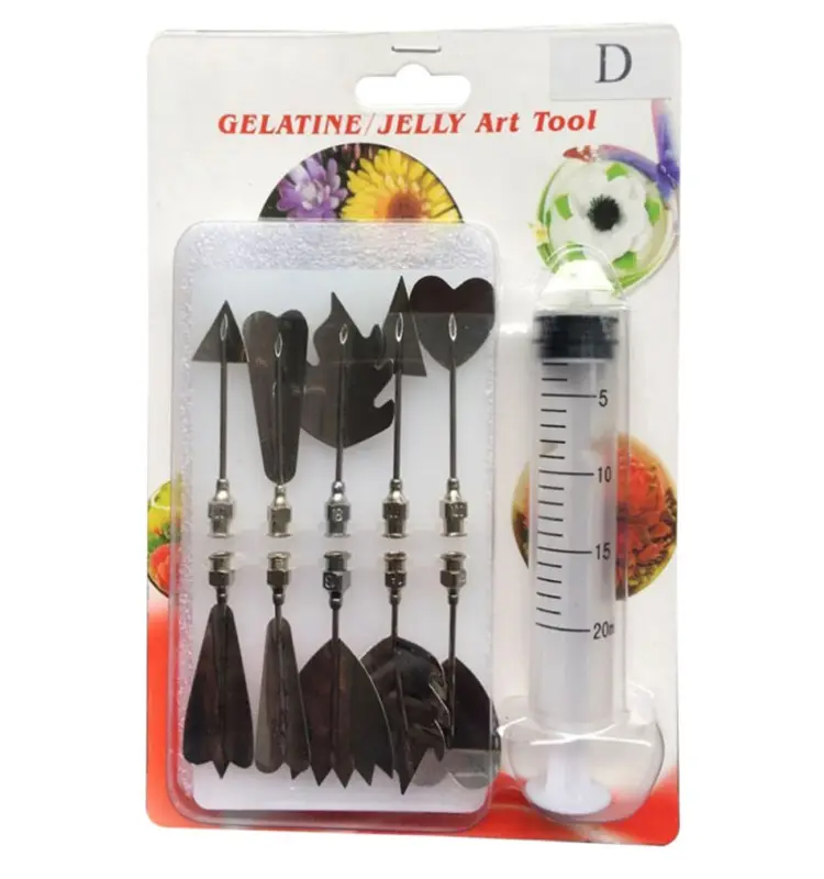 Stainless Steel Practical Amazing Gelatin Art Needles Tools Gracilaria Jelly 3D Jello Cake Tool