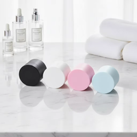 Échantillons Gratuits Cosmétiques Petits Formats 5g-50g – Pot en PP Noir Mat à Bouchon Vissé Large pour Poudre Libre, Crème Contour des Yeux, Soins de la Peau, Lait Corporel