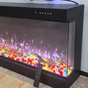 Chimeneas eléctricas de troncos reales, manto independiente con Control remoto para Hotel doméstico para sala de estar, funcionamiento en inglés - Product Image 3