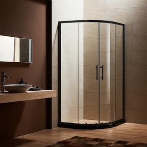 Porte de douche coulissante en verre trempé avec mécanisme de fermeture douce - Product Image 6