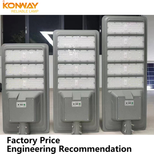 Usine tout en un lampadaire solaire AL extérieur IP67 étanche 300W 400W 500W interrupteur de détection de corps de corps de réverbère à LED solaire - Product Image 2