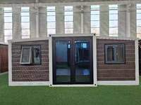 Solution préfabriquée à construction rapide Villa modulaire extensible de 20 pieds et 40 pieds pour la cour arrière, appartement pour grand-mère, alternative à la maison mitoyenne ou vie à la campagne