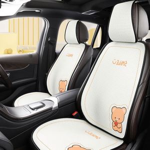 Ensemble de coussins de siège auto neufs, directement de l'usine, multi-pièces, motif ours, en coton respirant, imperméable toutes saisons - Product Image 6