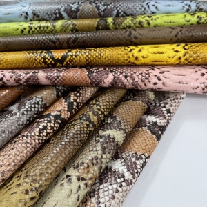 Hot bán rắn <span class=keywords><strong>Python</strong></span> mô hình dập nổi tổng hợp giả da căng vải túi xách ghế sofa Hàng may mặc màn màu đồ nội thất - Product Image 2