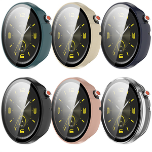Funda Protectora Rígida de PC con Cristal Templado para <span class=keywords><strong>Honor</strong></span> Watch <span class=keywords><strong>GS</strong></span> 5, Protector de Pantalla para <span class=keywords><strong>Reloj</strong></span> Inteligente <span class=keywords><strong>Honor</strong></span> GS5 - Product Image 2