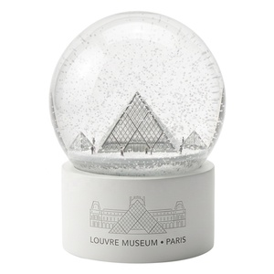 Globe à neige personnalisé sur mesure pour musée, souvenir en résine avec monument, vente en gros, fabricant OEM, cadeau d'<span class=keywords><strong>exposition</strong></span> - Product Image 2