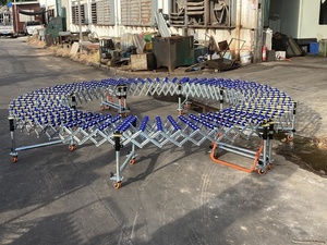 Sıcak satış fabrika doğrudan tedarik çelik yerçekimi paten tekerleği teleskopik makaralı konveyör - Product Image 5