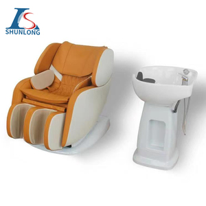 Champú de lujo Fregadero Peluquería Lavado automático Silla de lavado Peluquería Champú eléctrico Cama con rodillo de masaje - Product Image 6