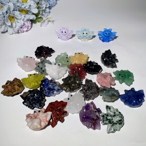 1 Pieza de Estatua de Murciélago de Imitación Antigua de la Marca CrystalHola [Boho], Piedra Decorativa Tallada de Cristal para Atraer la Riqueza, para Halloween - Product Image 4