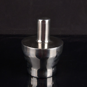 Lampe à alcool Hirozumi 100/200/450 ml en acier inoxydable, type chauffant avec mèche et capuchon, pour usage en laboratoire - Product Image 1