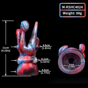 FUNSM - Mordaza Bucal de Silicona Segura para el Cuerpo, Kit de Bondage para Juegos BDSM en Pareja, Mordaza de Fantasía, Tapón Bucal para Hombres y Mujeres, Juguetes Sexuales Fetichistas - Product Image 2