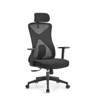 Chaise de bureau moderne en maille JOHOOFURNITURE avec appui-tête réglable pour hôtel et personnel – Haute qualité, vente en gros