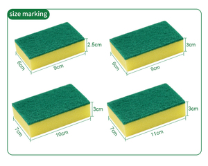 Éponge à récurer multifonction à prix de gros pour la <span class=keywords><strong>vaisselle</strong></span> et le nettoyage de cuisine - Product Image 6
