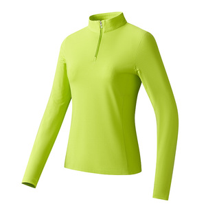 Sudadera Deportiva Antibacteriana 7A con Cuello Alto y Media Cremallera, de Poliéster y Forro Polar, Manga Larga, para Hombre y Mujer, Otoño Invierno - Product Image 4