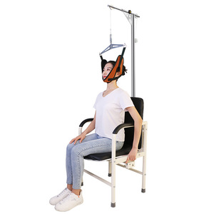 Cervical <b>Traction</b> Chair Manual <b>Neck</b> Stretching <b>Device</b> One Size Cold Rolled Steel Home Use - Product Image 4