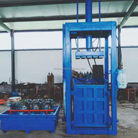 Machine hydraulique de presse à balles de chaussures en aluminium 100 tonnes de vêtements de bouteilles en plastique utilisés et presse à compresser de balles de coton textile