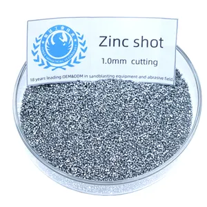 Guaranteed Quality Abrasive blast media zinc cut wire shot for blast cleaning 0.60 to 2.50 mm zinc cut wire shot