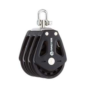 Master BP-3505F Three-<b>Wheel</b> Rotating Yacht/Sailboat Bearing <b>Pulley</b> 35mm <b>Wheel</b> Diameter 8mm Wire Diameter Marine Hardware - Product Image 3