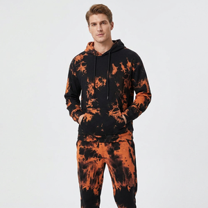 Most Demanded Design Men Casual Hooded <b>Tie</b> <b>Dye</b> Tracksuit Anti Wrinkle Full Sleeves Breathable Quick Dry Latest Fabric - Product Image 1