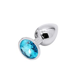 Juego de tapón Anal y vibrador redondo pequeño de acero inoxidable, productos sexuales cómodos para hombres y mujeres, incluye bolsa de perforación de tela acolchada - Product Image 1