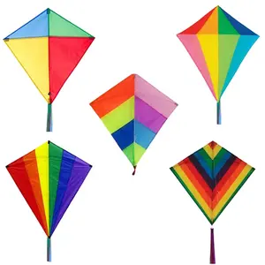 थोक वेफ़ांग हीरे के आकार कस्टम खरीदने से उड़ान पतंग पतंग फैक्टरी