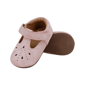 Choozii <span class=keywords><strong>Rosa</strong></span> In Pelle Scamosciata Appena Nato Del Bambino Delle Ragazze Scarpe Morbide Scarpe Sole Bambino T Bar Mary Jane Scarpe - Product Image 1