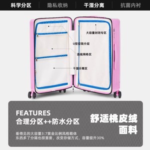 New Pc Dopamine Color <b>Trolley</b> Case 28cm Lightweight Carry On <b>Suitcase</b> For Travel Student Luggage Solid Color Macaron Style - Product Image 4