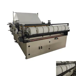 PLC control latest technology paper roll slitter rewinder machine