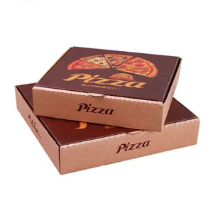 Custom Printed Logo Eco Friendly 14 16 inch Cardboard Paper Pizza Carton Box Caixa Caja De Pizza