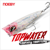 Noeby 3 tailles stock popper leurre mer géant thon Top eau flottant pop pêche leurre usine