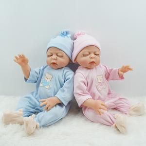 Nouveauté Poupées Bébé <span class=keywords><strong>Reborn</strong></span> Fantaisie en Silicone Souple <span class=keywords><strong>Jumeaux</strong></span> Garçon et Fille Cadeau Poupée Plus de 3 Ans - Product Image 6