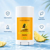 Déodorant Corporel Solide à l'Ananas Marque Blanche OEM ODM pour Femme, Naturel, Herbal, Sans Aluminium, Parfum Frais pour Soin Quotidien