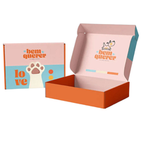 Boîtes d'emballage en carton de taille personnalisée avec impression de logo Boîte postale d'expédition en papier ondulé pliable recyclable pour chaussures et vêtements
