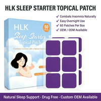 HLK Patch Sommeil Extra Fort à Base de Plantes, Aide au Sommeil à la Lavande et à la Camomille pour la Relaxation et un Sommeil Profond et Réparateur