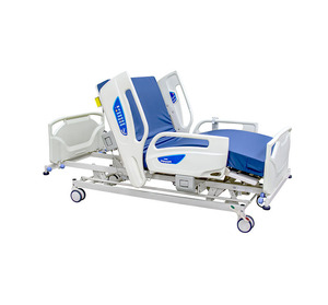 Función de reinicio de un clic de lujo, cama de rehabilitación de sala de UCI, muebles de fisioterapia de Metal para uso hospitalario - Product Image 3